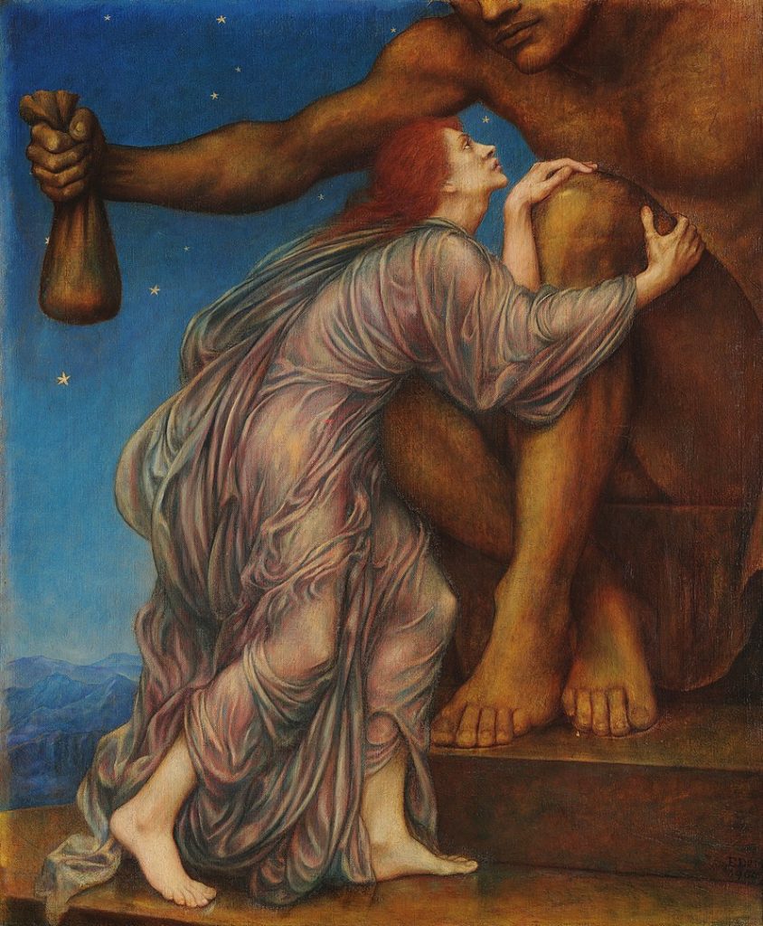 "The Worship Of Mammon" by Evelyn De Morgan