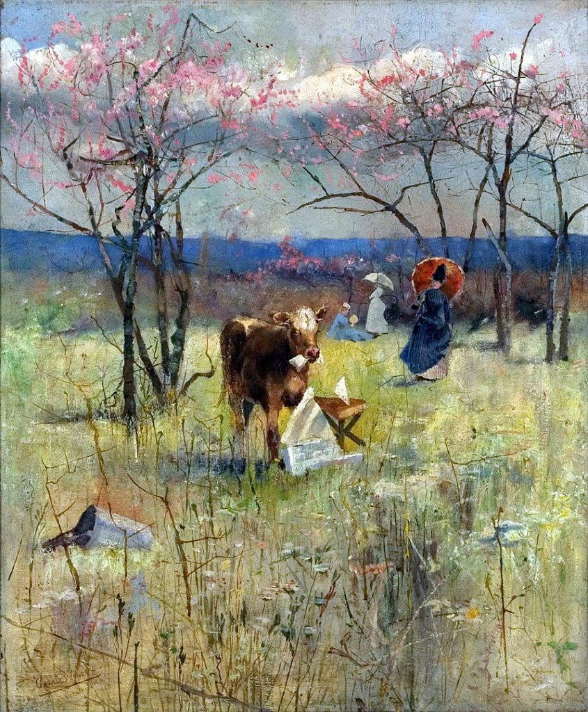 "An Early Taste For Literature," by Charles Conder.