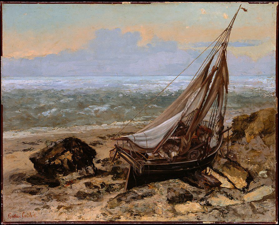 "The Fishing Boat," by Gustave Courbet.