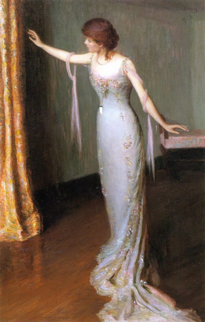 "Lady In An Evening Dress," by Lilla Cabot Perry.
