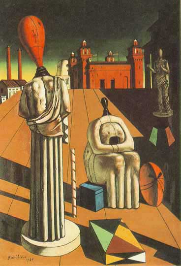 "The Disquieting Muses," by Giorgio de Chirico.