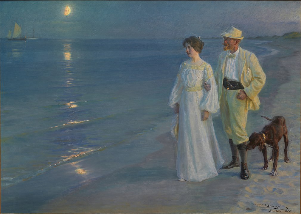 "Sommeraften Ved Skagens Strand," by Peder Severin Krøyer.