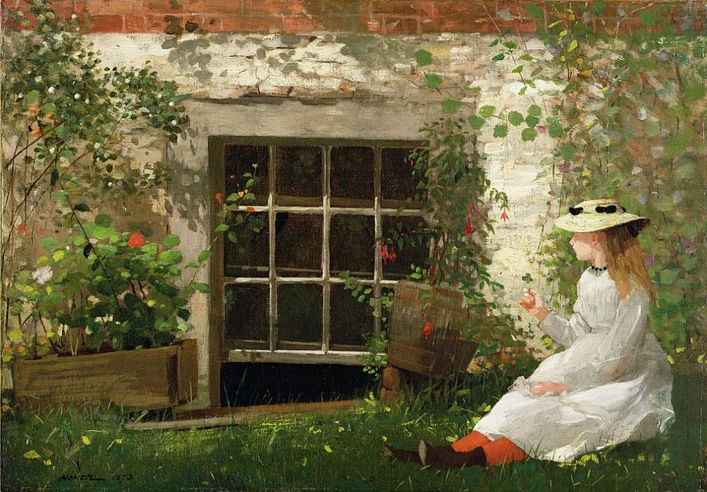 "The Four Leaf Clover" by Winslow Homer.