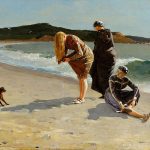 "Eagle Head, Manchester, Massachusetts," by Winslow Homer.