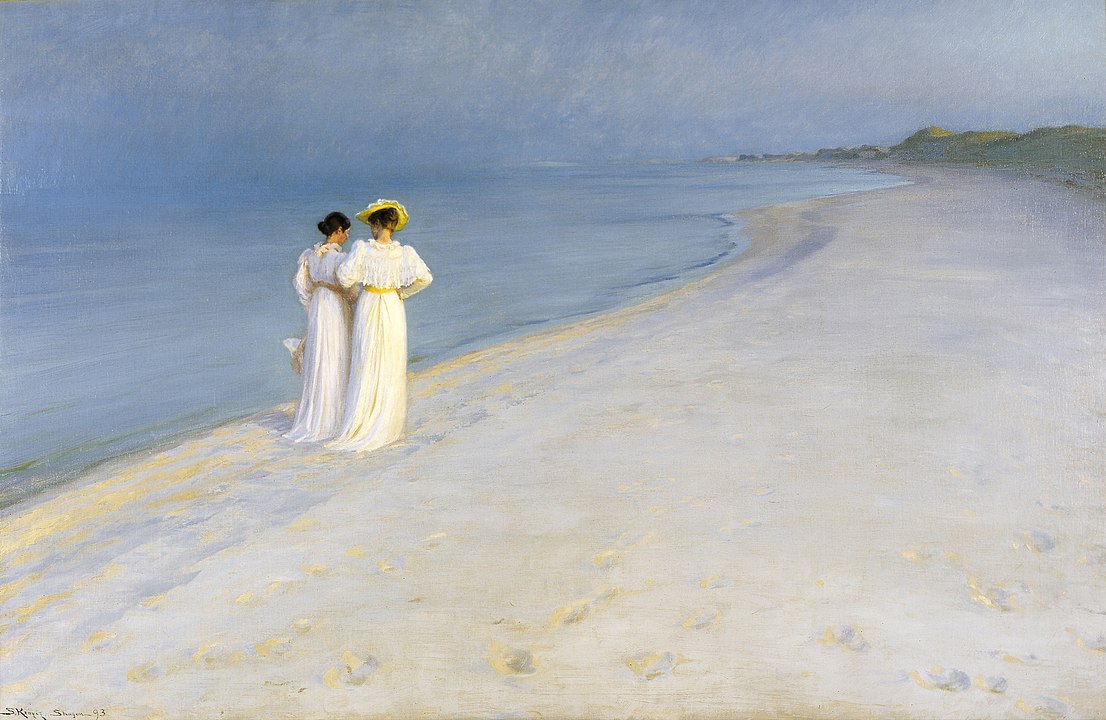 "Summer Evening On Skagens Beach," by Peder Severin Krøyer.