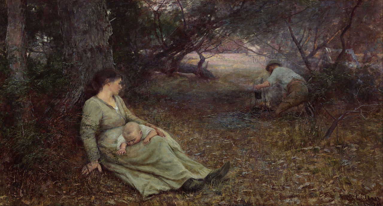 "On The Wallaby Track," by Frederick McCubbin.