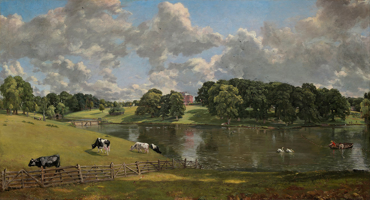 "Wivenhoe Park Essex," by John Constable.