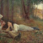 "Bush Idyll," by Frederick McCubbin.