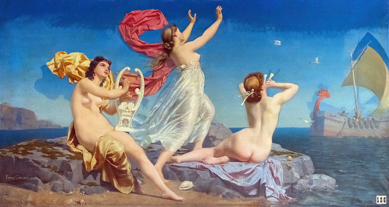 "Ulysse Et Les Sirents," by Marie François Firmin-Girard.
