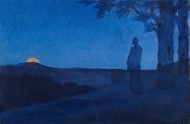 "La Solitude Du Christ," by Alphonse Osbert.
