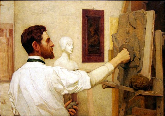 "Portrait Of Augustus Saint Gaudens," by Kenyon Cox.