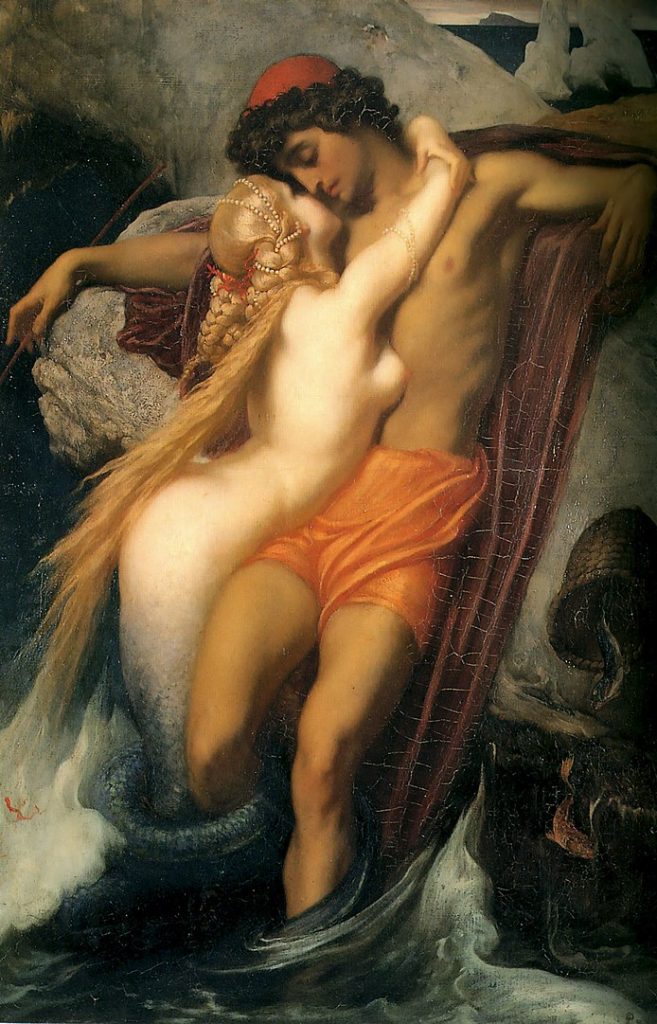 "The Fisherman And The Syren," by Frederic Leighton.