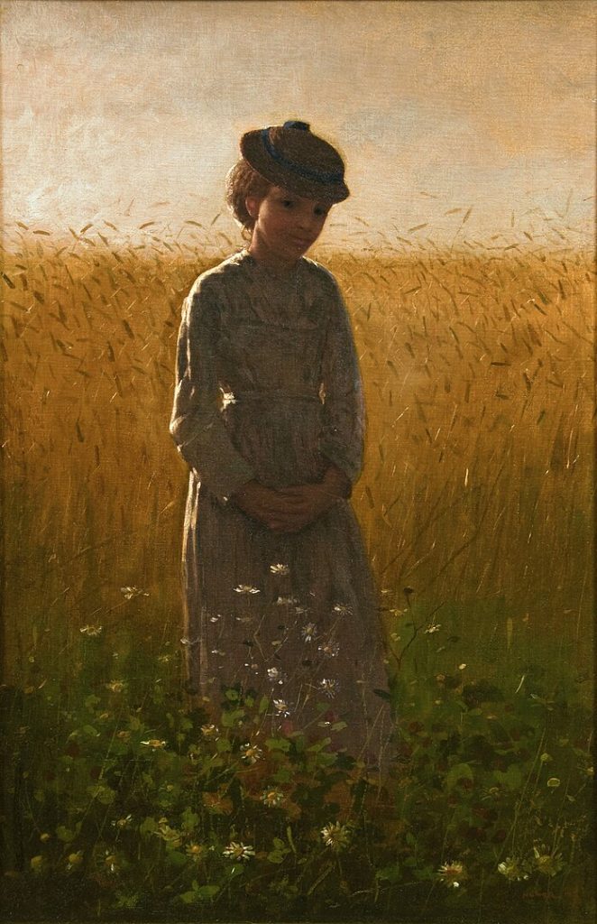 "In The Wheatfield," by Winslow Homer.