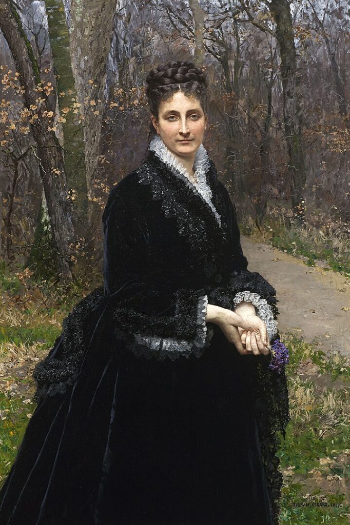 "Portrait Of Marie Suzanne Marguerite De Dampierre Baronne De Rochetaillee," by Marie François Firmin-Girard.