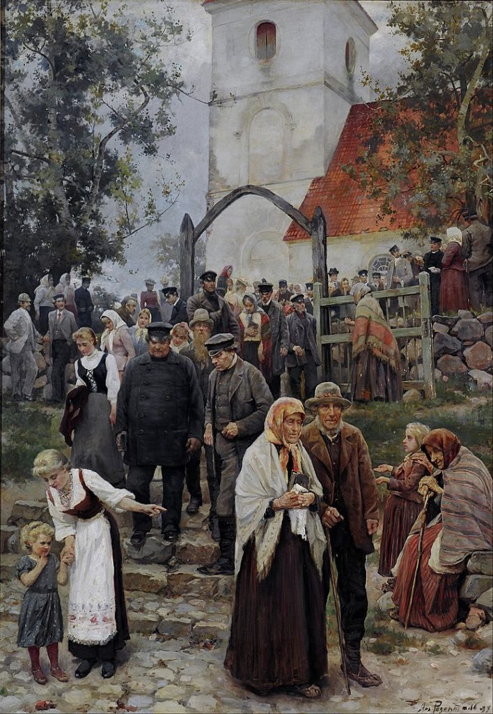 "After Church," by Janis Rozentāls.