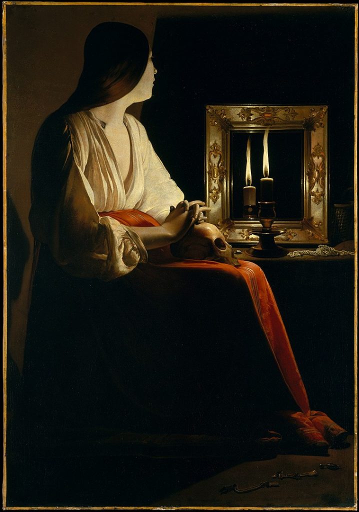 "Magdalene With Two Flames," by Georges de La Tour.