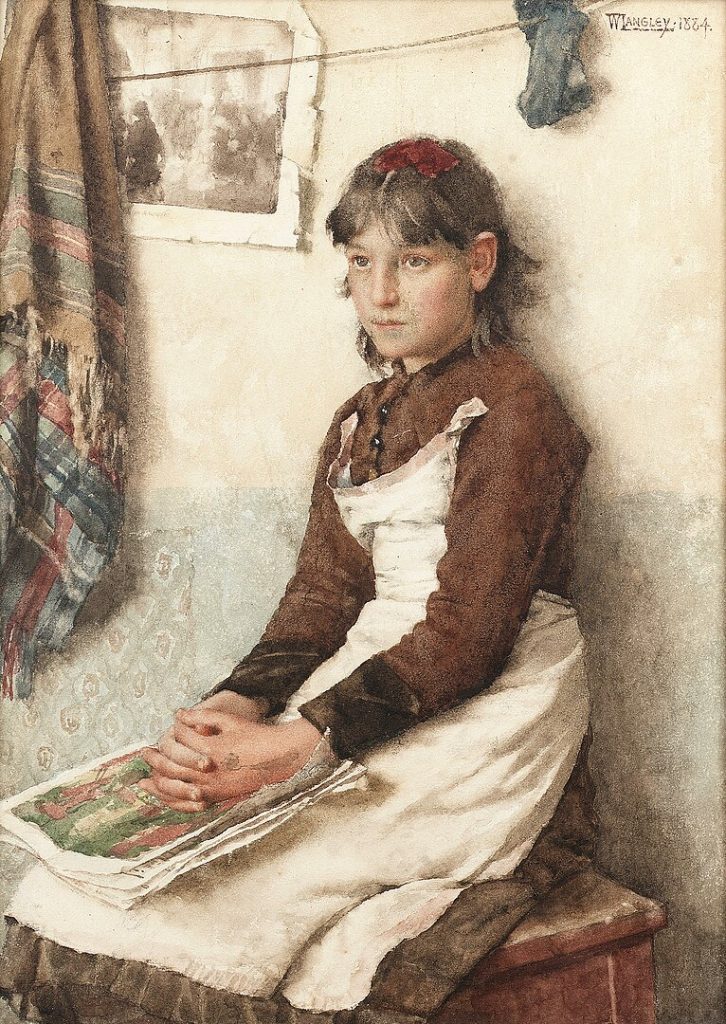 "A Daydream," by Walter Langley.