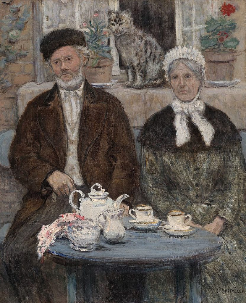 "Afternoon Tea," by Jean-François Raffaëlli.