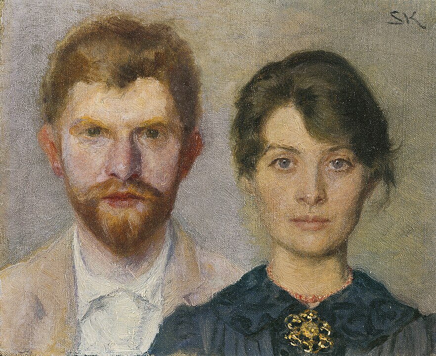 "Dobbelportraet Af Marie Og P.S. Krøyer" by Marie Krøyer.