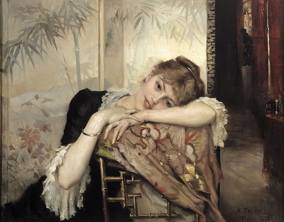 "The Parisienne Virginie," by Albert Edelfelt.