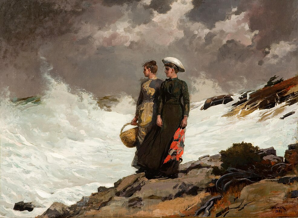 "Watching The Breakers," by Winslow Homer.