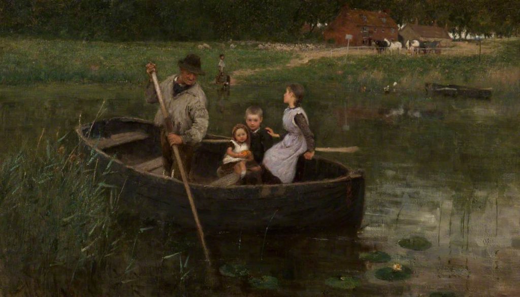 "The Ferry," by Edward Stott.