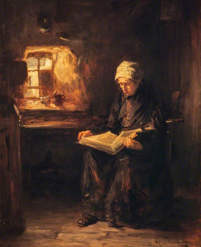 "An Old Woman," by George Paul Chalmers.