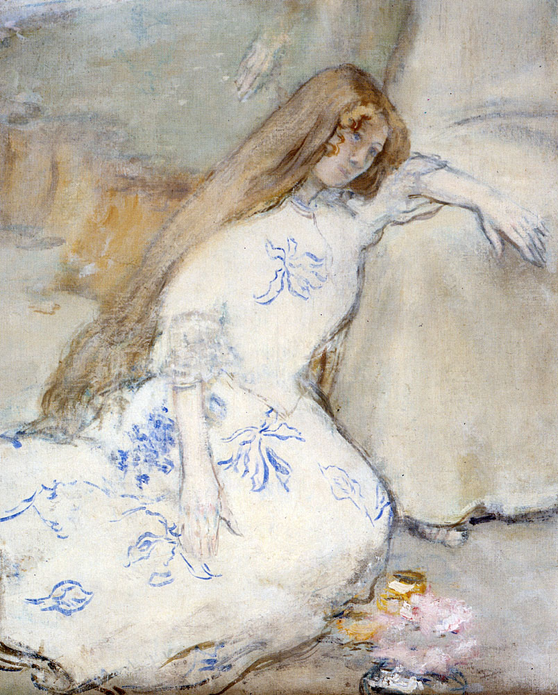 "A Young Girl," by Jean-François Raffaëlli.