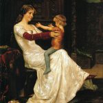 "Drotting Blanka Malning Av," by Albert Edelfelt.