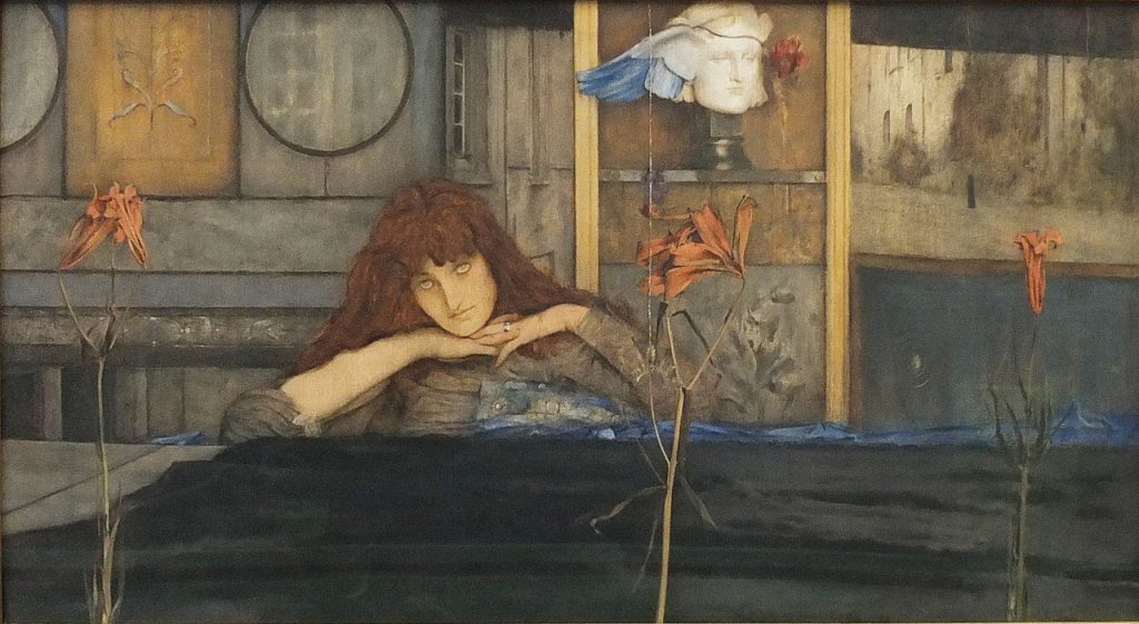 "I Lock My Door Upon Myself," by Fernand Khnopff.