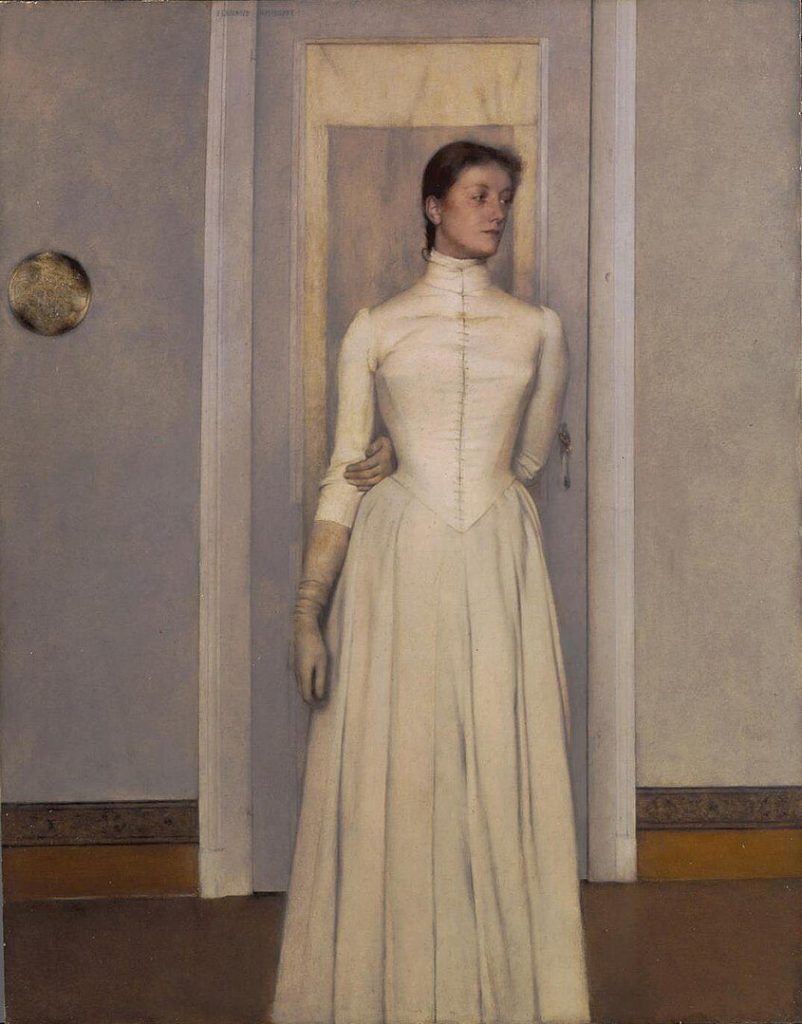 "Portret Van Marguerite," by Fernand Khnopff.