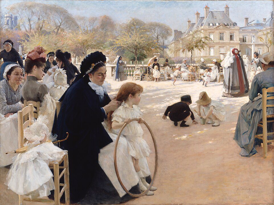 "The Luxembourg Gardens," by Albert Edelfelt.