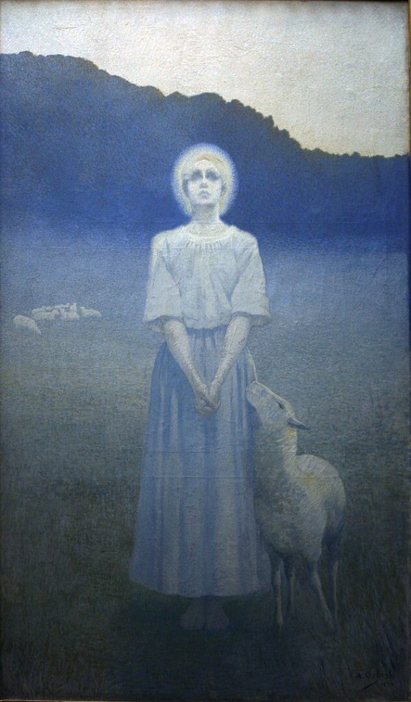 "Vision De Sainte Genevieve," by Alphonse Osbert.