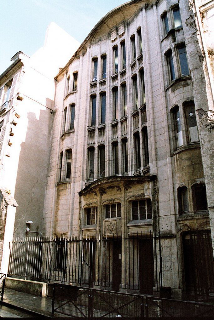 "10 Rue Pavee Synagogue," by Hector Guimard.