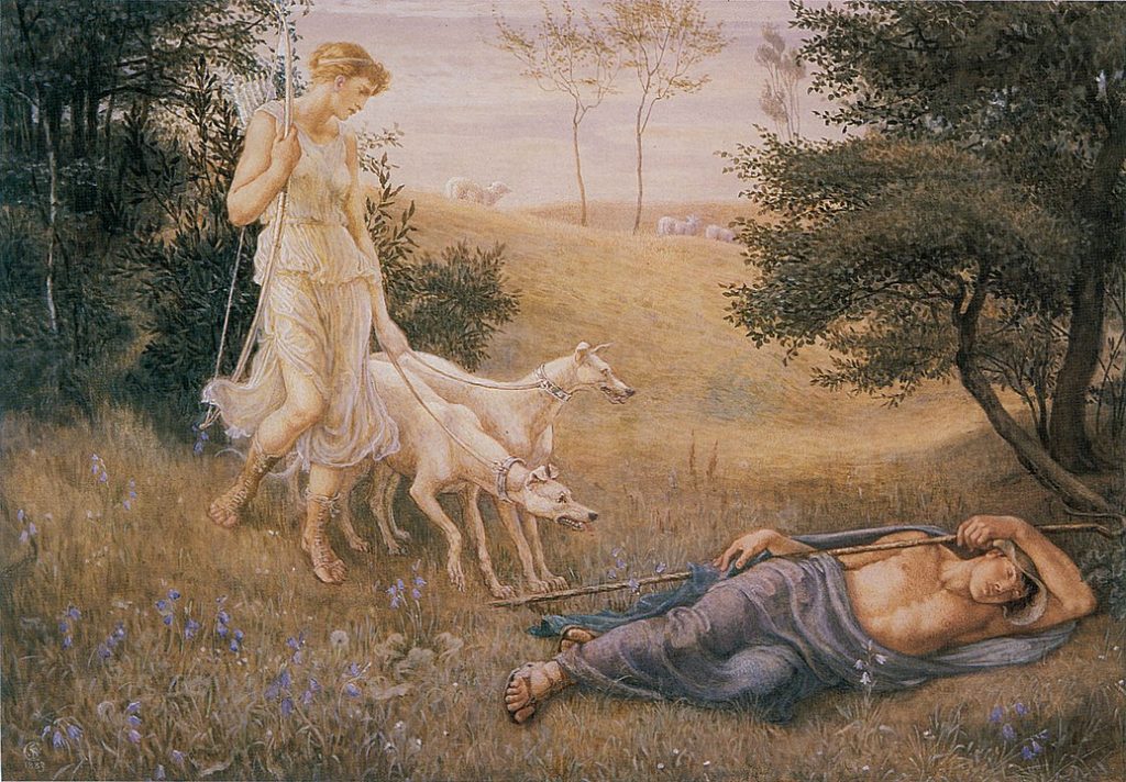 "Diana And Endymion," by Walter Crane.