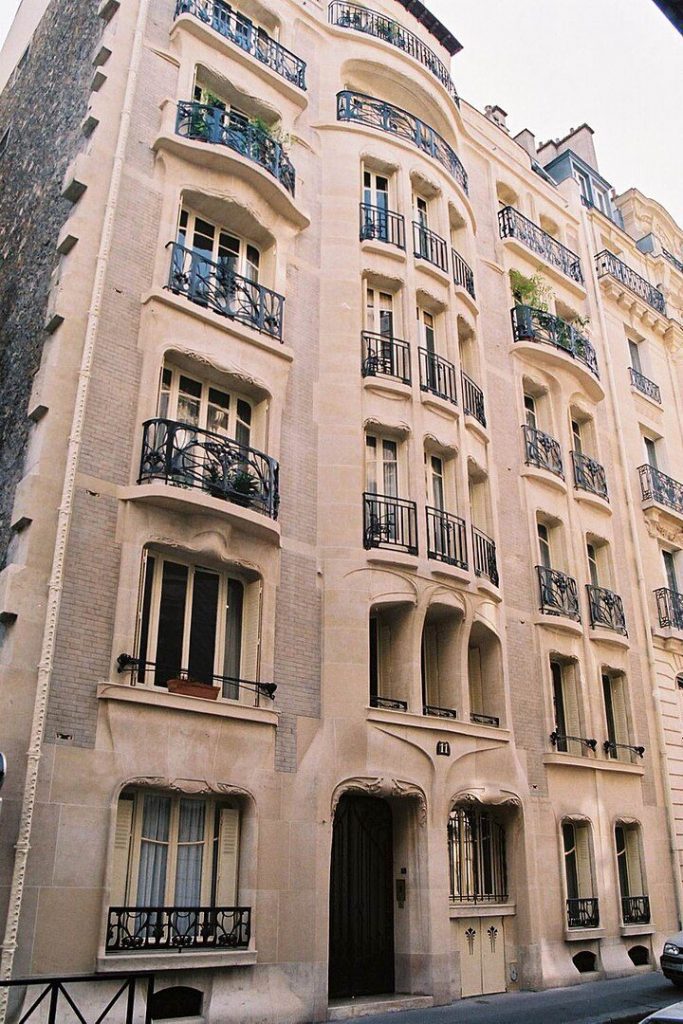 "11 Rue Millet," by Hector Guimard.