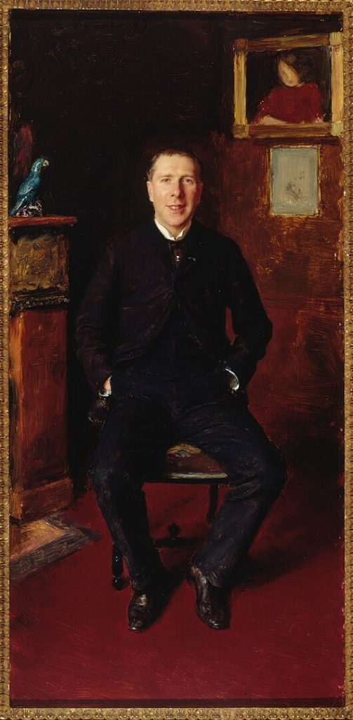"Portrait D'Ernest Coquelin Dit Coquelin Cadet," by Émile Friant.