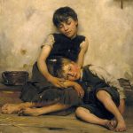 "Orphans," by Thomas Kennington.