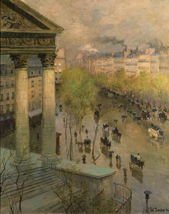 "Boulevard De La Madeleine A Paris," by Frits Thaulow.