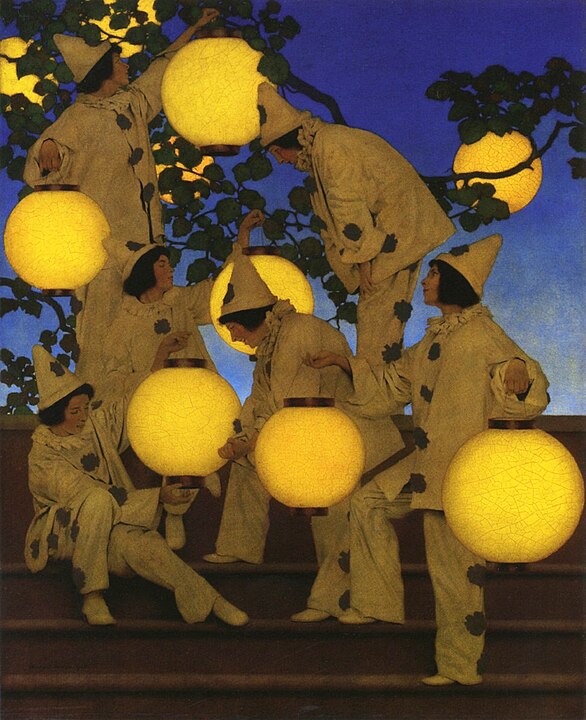 "The Lantern Bearers," by Maxfield Parrish.