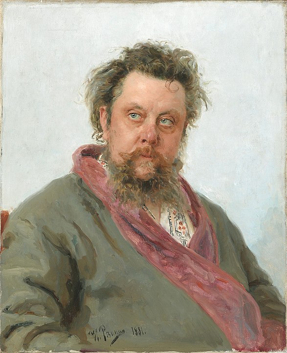 "Modest Musorgski," by Ilya Yefimovich Repin.