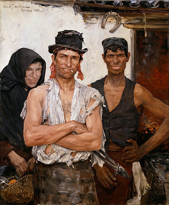"Spanish Blacksmiths," by Ernst Josephson.