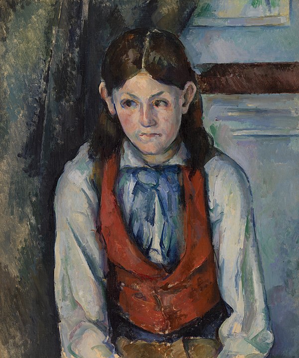 "Boy In A Red Vest," by Paul Cézanne.