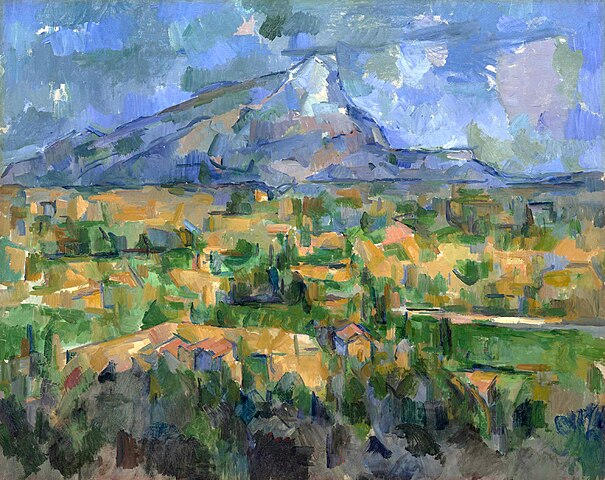 "Montagne Sainte Victoire," by Paul Cézanne.