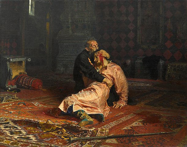 "Ivan The Terrible And His Son," by Ilya Yefimovich Repin.