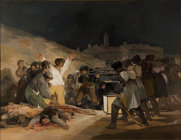 "El Tres De Mayo," by Francisco de Goya.