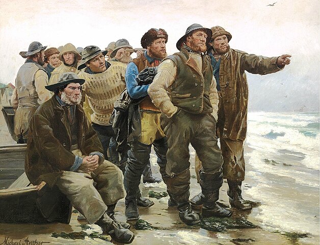 "Vil Han Klare Pynten," by Michael Ancher.