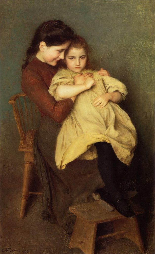 "Chagrin D'Enfant," by Émile Friant.