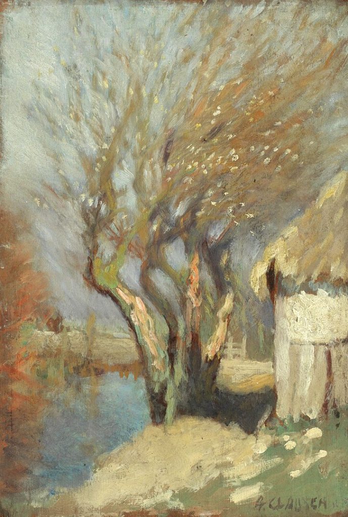 "Riverside Tree," by George Clausen.