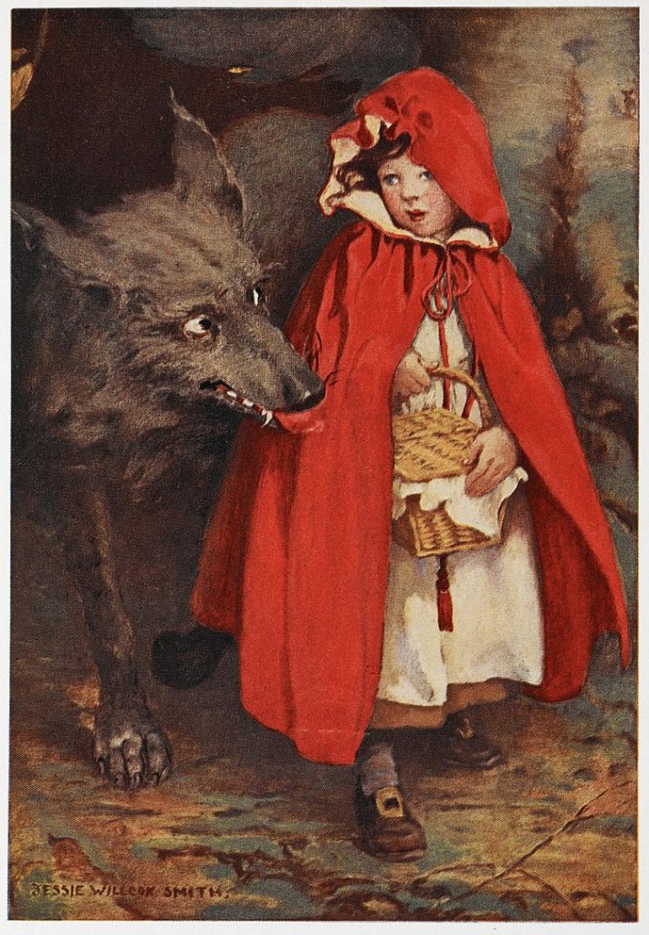 "Little Red Riding Hood," by Jessie Willcox Smith.